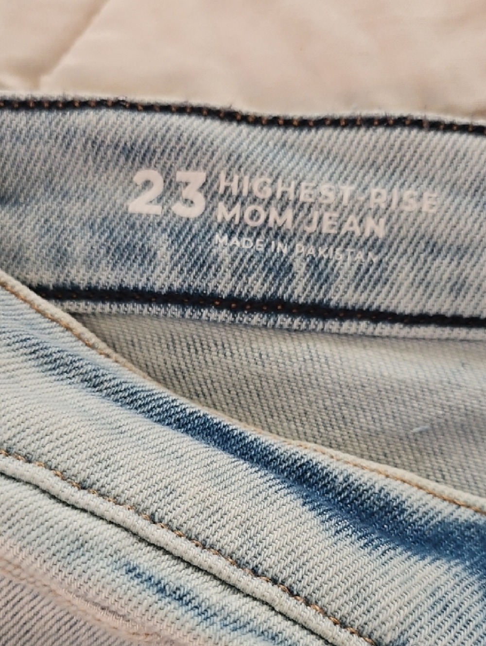 Arizona Jean Co. - Plus Size Mom Jean- 5 Button -High Rise Distressed - Size 23 - Picture 9 of 11